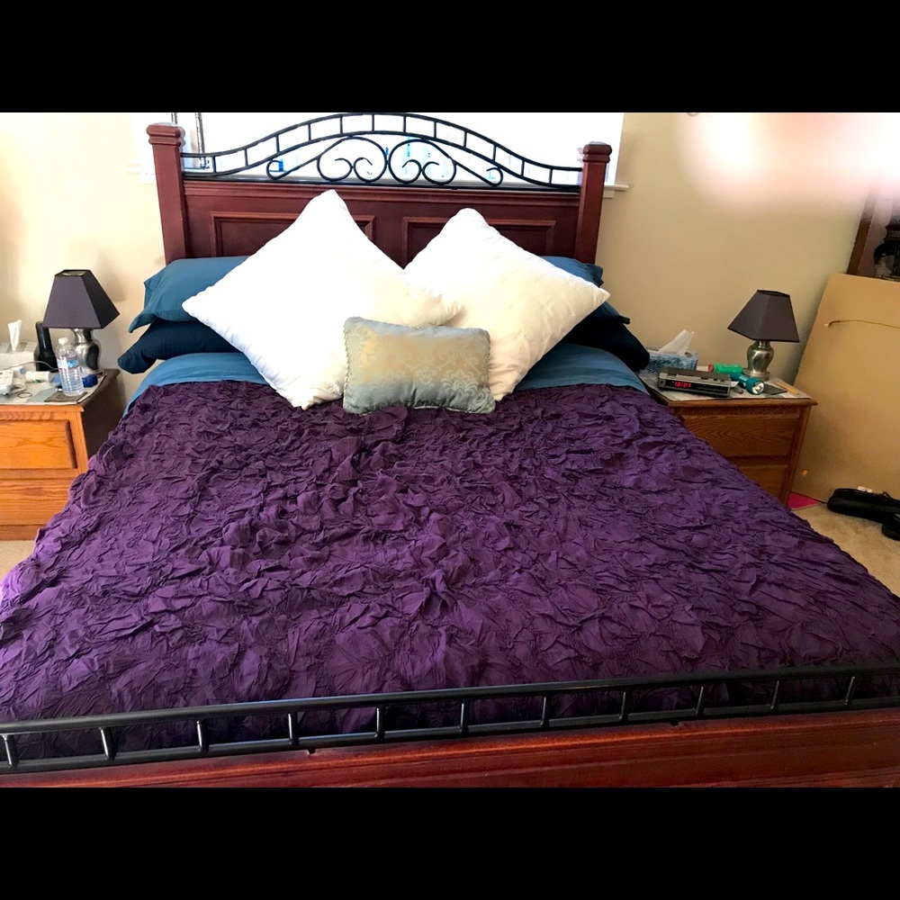 Anthropologie SZ QUEEN COMFORTER & 2 SHAMS